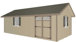Alpine Structures EZFIT 12 x 24 Foot Heritage Shed Kit