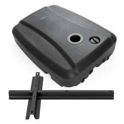 Costway 33 x 25 Inch Fillable Cantilever Patio Umbrella Base - 220 Pounds