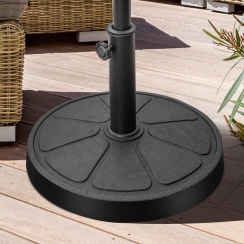 Costway 18 Inch Round Patio Umbrella Base - 31 Pounds