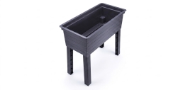 Graf Balcony Raised Planter Bed with Cover