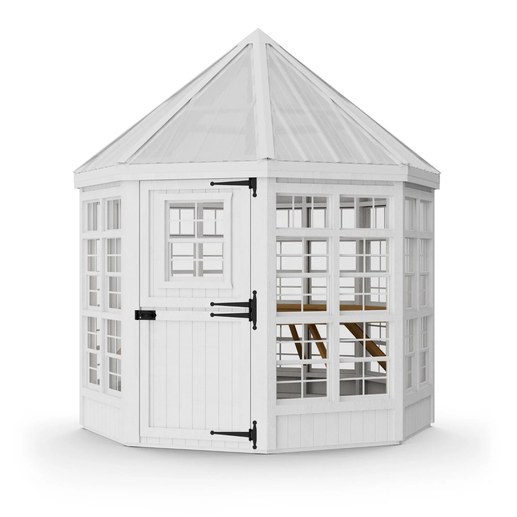 Little Cottage Co. 8 x 8 Octagon Greenhouse Panelized Kit