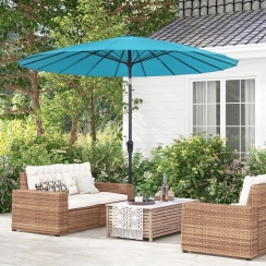 Costway 9 Foot Fiberglass Rib Patio Umbrella
