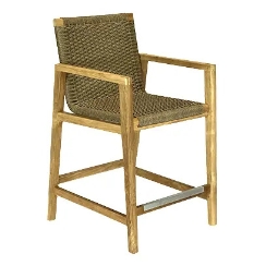 Royal Teak Collection Counter Height Admiral Chair