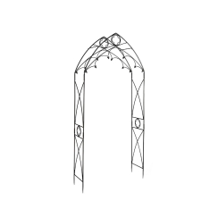 Achla 113 Inch Quatrefoil Arbor