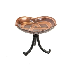 Achla 11 Inch Dara Knot Birdbath with Tripod Stand