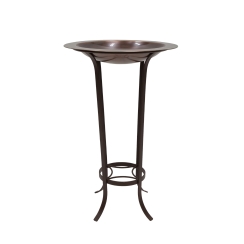 Achla 18 Inch Classic Copper Birdbath with Tulip Stand