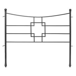 Achla 36 Inch Square-on-Squares Fence Section - Pack of 4