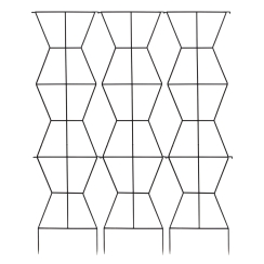Achla 84 Inch Zigzag Screen Trellis