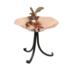 Achla 14 Inch Hummingbird Birdbath with Tripod Stand