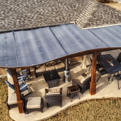 Cover Your Pergola 10 x 10 Foot Apollo SkyPoly Multiwall Polycarbonate Pergola Cover
