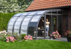 Hoklartherm 16 x 17 Foot Berlin V Type 5 Solarveranda Greenhouse