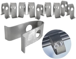 Bio Green Stainless Steel V-Spring Clips - 10 Piece Set