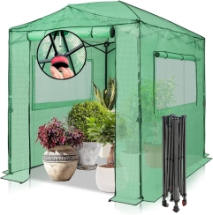 Eagle Peak 8 x 6 Foot Portable Walk-In Greenhouse