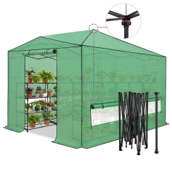 Eagle Peak 12 x 8 Foot Portable Walk-In Greenhouse