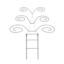 Achla 32 Inch Butterfly Trellis