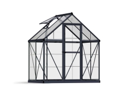 Palram-Canopia 6 x 4 Foot Grey Hybrid Greenhouse