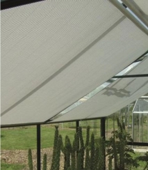 Hoklartherm Extra Long Retractable Roll-Up Shade for Gigant Greenhouses