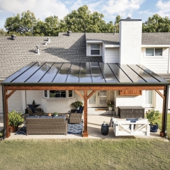 Cover Your Pergola 10 x 10 Foot Hercules SkyPoly Multiwall Polycarbonate Pergola Cover