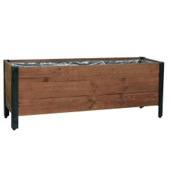 JR Home 46 Inch Rectangular Urban Garden Low Profile Planter
