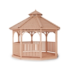 Outdoor Living Today 10 Foot Bayside Cedar Gazebo