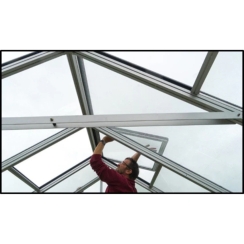 Hoklartherm Roof Bracing for Livingten Greenhouses