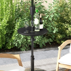 Costway 20 Inch Patio Umbrella Table