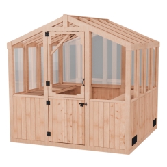 Outdoor Living Today 8 x 8 Cedar Greenhouse