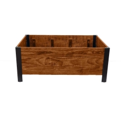 JR Home 37 x 24 Inch Rectangular Urban Garden Low Profile Planter