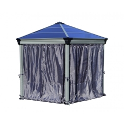 Palram-Canopia 6 Piece Curtain Set for Roma or Monaco Gazebos