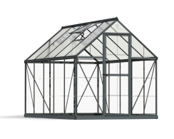 Palram-Canopia 6 x 10 Foot Grey Hybrid Greenhouse