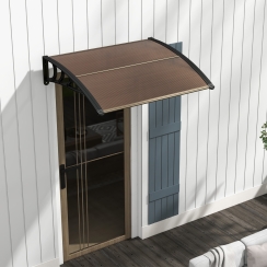 Costway 48 x 40 Inch Door Overhang Awning