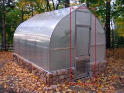 Hoklartherm Small Door Extension Kit for Riga Greenhouses