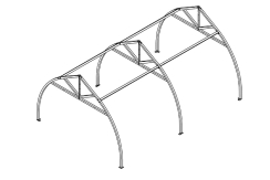 Hoklartherm Frame Reinforcement Kit for Riga XL 6 Greenhouses