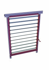Janssens Louvred Greenhouse Window