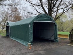 Rhino Shelter 12 x 24 Foot Barn Style Instant Garage