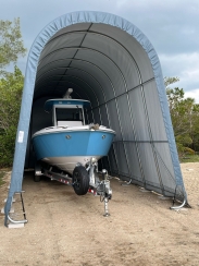 Rhino Shelter 14 x 36 Foot RV/Boat Portable Garage