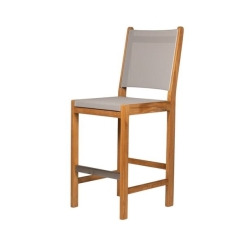 Royal Teak Collection Teak Bar Sling Chair