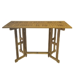 Royal Teak Collection 64 x 32 Inch Bar Drop Leaf Table