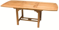 Royal Teak Collection 96 to 120 Inch Rectangular Expanding Family Table