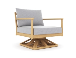 Royal Teak Collection Palma Swivel Chair