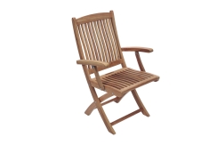 Royal Teak Collection Sailor Folding Arm Chair