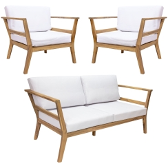 Sunnydaze Bodie 3-Piece Patio Furniture Set