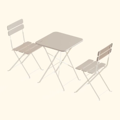 Vego Garden Bistro Table and Chairs