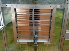 Hoklartherm 24 Inch In-Take Shutter Vent for Riga XL Greenhouses