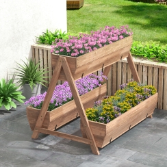 Costway 44 Inch Freestanding Elevated Garden Box