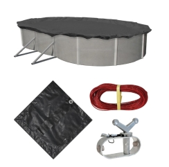 Blue Wave 12 Foot Oval Arctic Armor Pool Cover