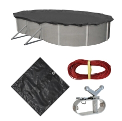 Blue Wave 18 Foot Oval Arctic Armor Pool Cover