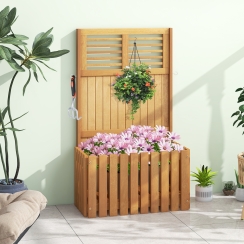 Costway 45 Inch Privacy Screen Garden Box