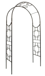 Achla 98 Inch Square-on-Squares Arbor