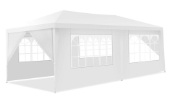 Costway 20 x 10 Foot 6-Sidewall Canopy Tent with Canopy Bag